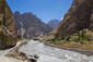 Der legendäre Pamir Highway am Panj entlang