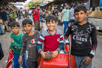 Kinderarbeit in Kurdistan - und doch ein Lachen!