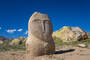 Babal Skulptur auf dem Feld der Petroglyphensteine